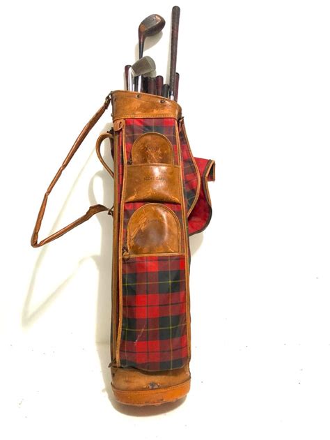 vintage golf bag|old style golf bag.